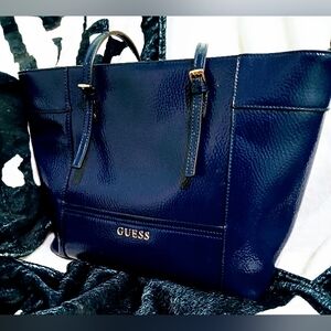 GUESS Delaney Classic Tote in Royal Blue